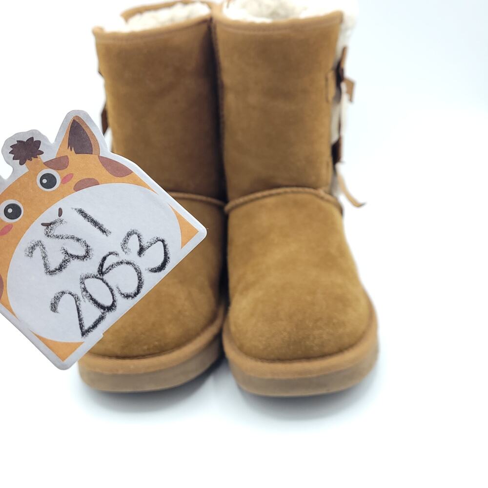 Koolaburra by UGG Victoria Short Winter Boots 1015874 Chestnut women's size 5 - Picture 8 of 9